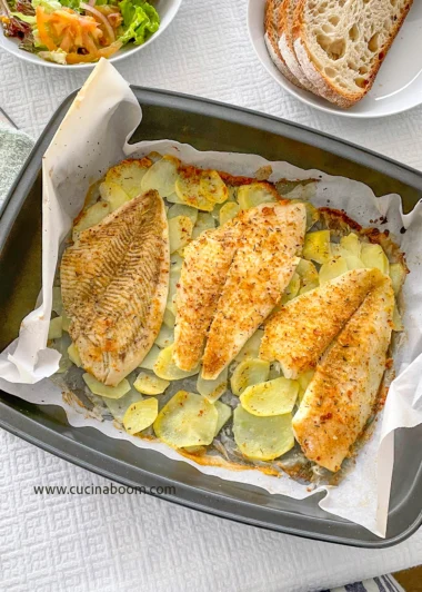 sole in oven, italian recipe