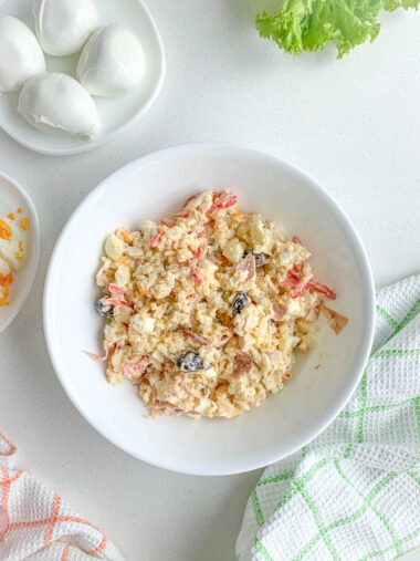 rise salad with chicken